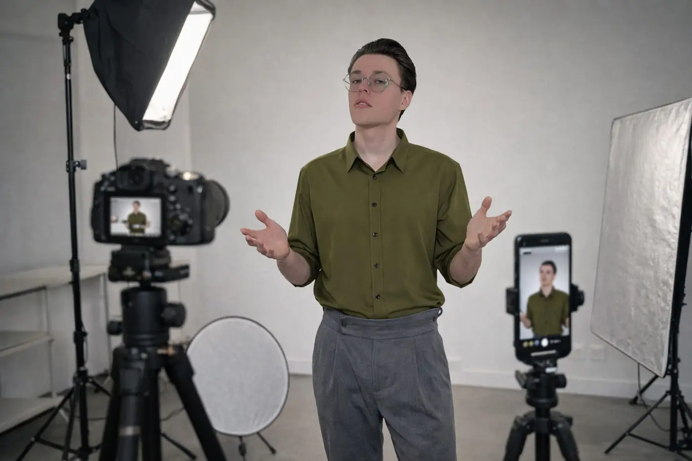 Videoproduktion im Fotostudio